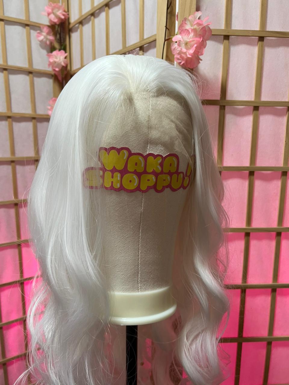 Blanco largo ondulado – Lace front - Imagen 5