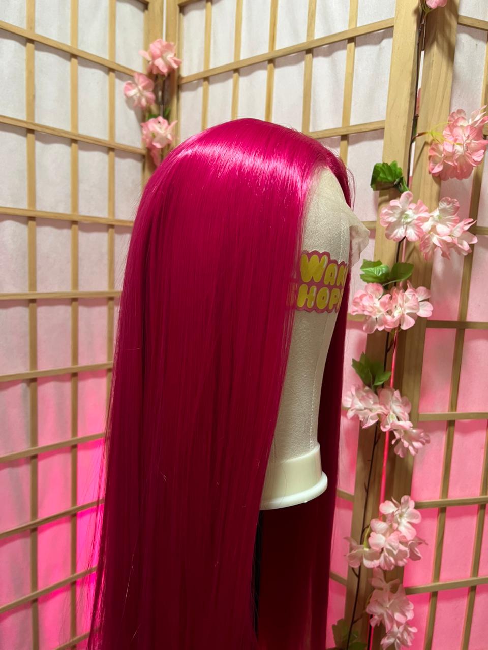 Fucsia larga – Lace front - Imagen 3