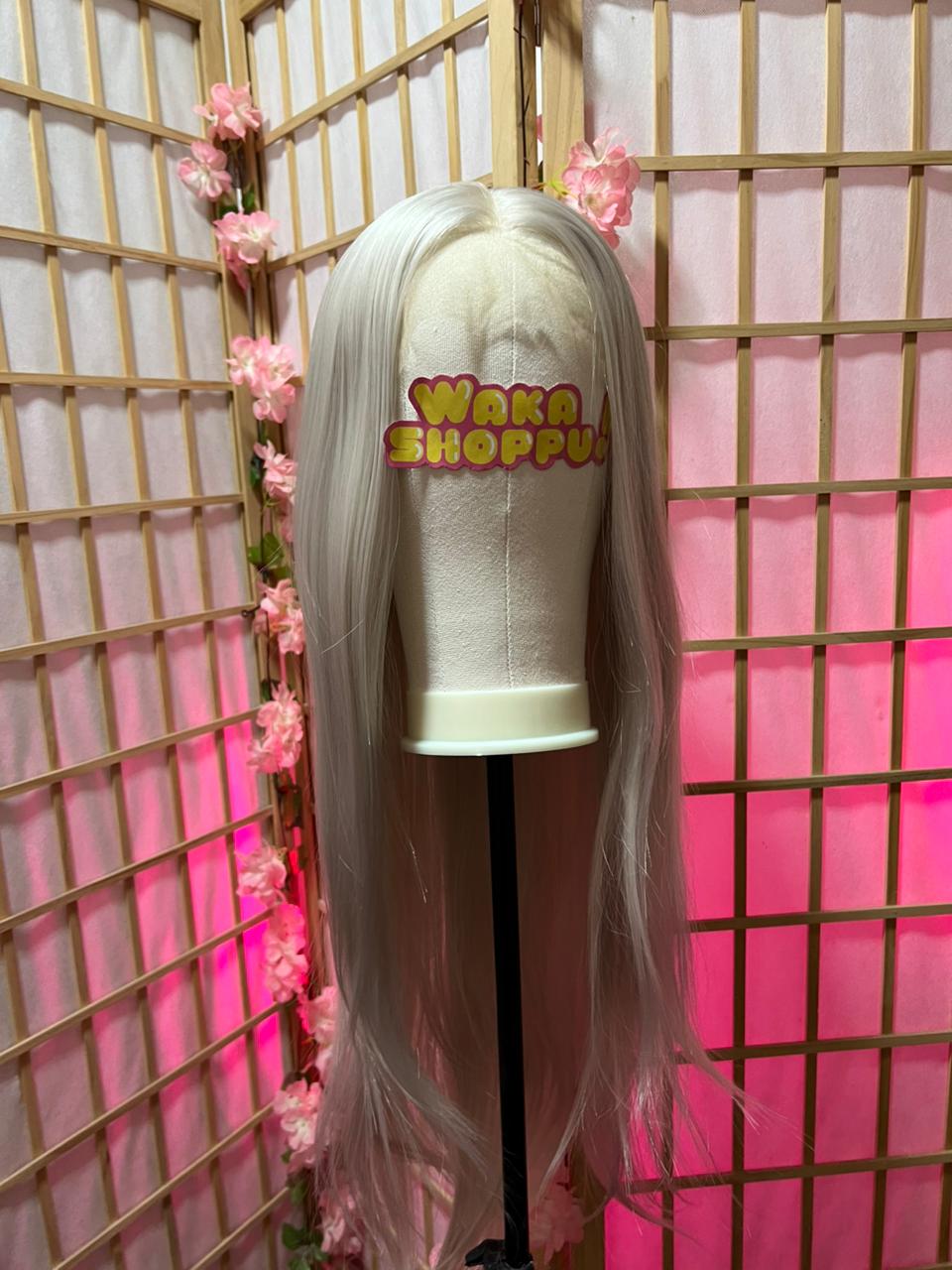 Platinado largo – Lace front - Imagen 3