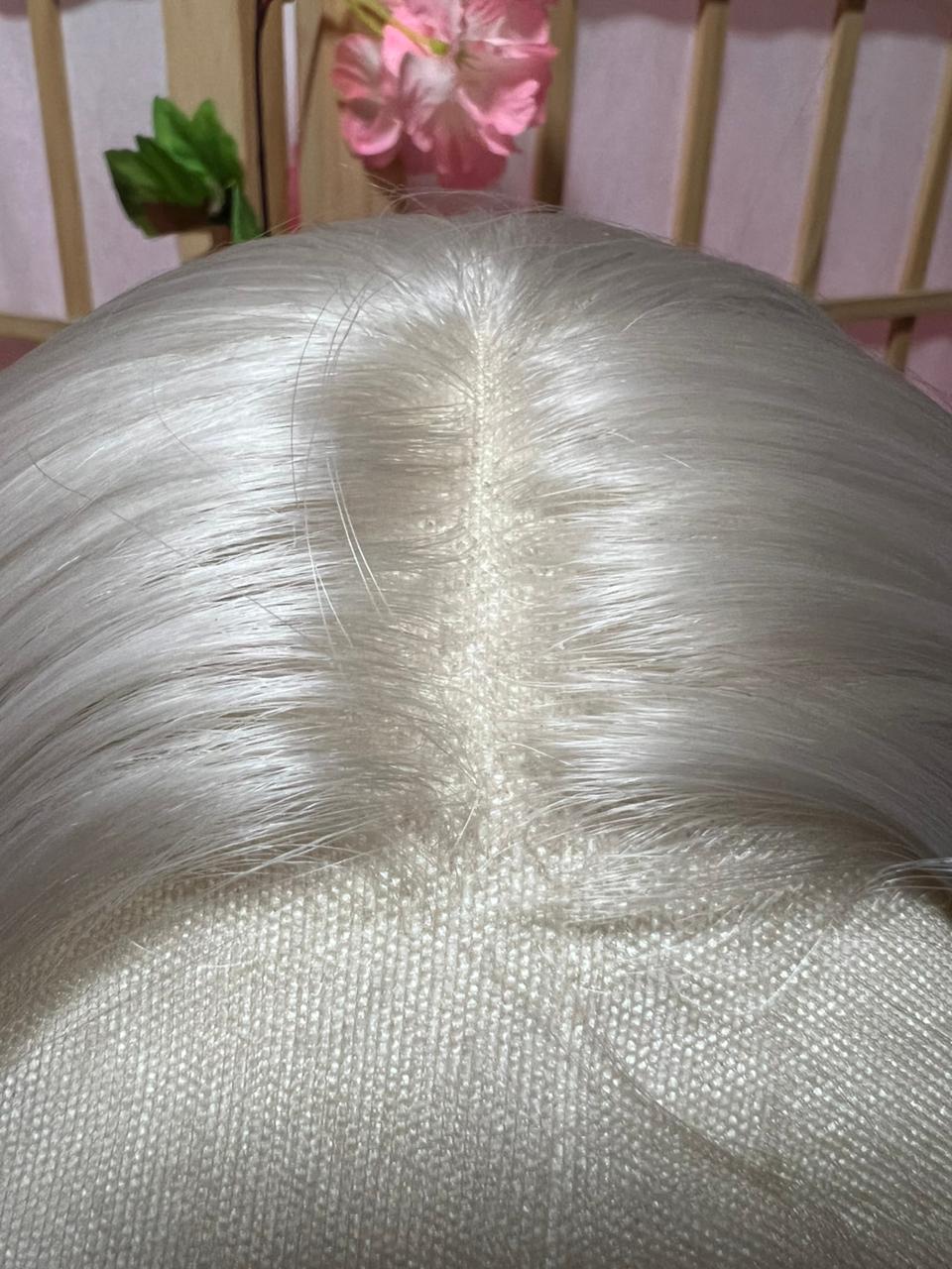 Platinado largo – Lace front - Imagen 4